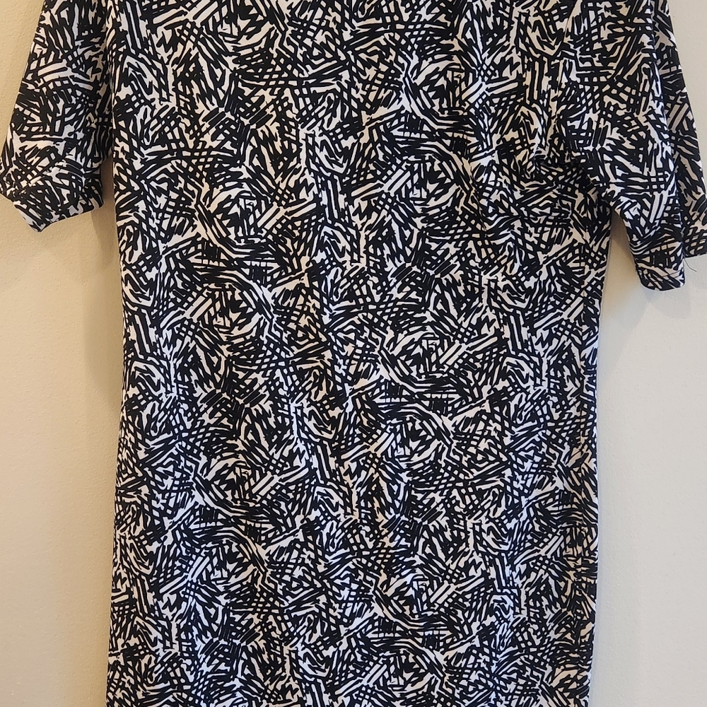 Lularoe size medium black and white dress